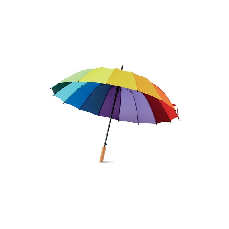 Parapluie arc-en-ciel personnalisé 27" - BOWBRELLA Matières : PET Couleurs : multicolore