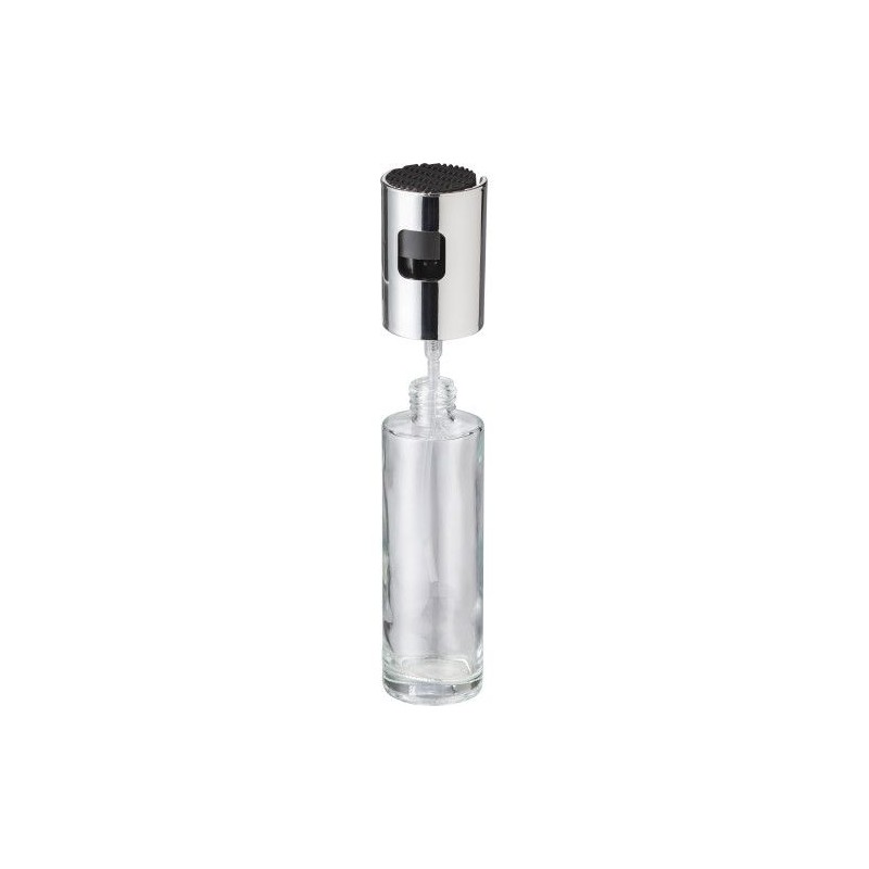 Vaporisateur personnalisé en verre et inox pour huile - Caius Matières : acrylique Couleurs : translucide marquage laser ultra p