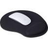 Tapis de souris ergonomique personnalisé pour bureau Odin pas cher Matières : polyester Couleurs : noir personnalisable avec vot