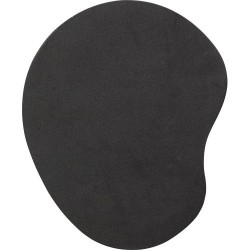 Tapis de souris ergonomique personnalisé pour bureau Odin pas cher Matières : polyester Couleurs : noir cadeau entreprise pas ch
