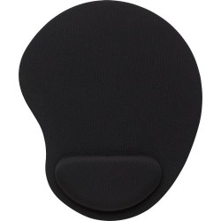 Tapis de souris ergonomique personnalisé pour bureau Odin pas cher Matières : polyester Couleurs : noir goodies publicitaire évé