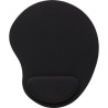 Tapis de souris ergonomique personnalisé pour bureau Odin pas cher Matières : polyester Couleurs : noir goodies publicitaire évé