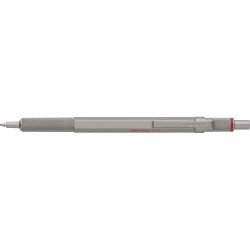 Stylo bille publicitaire rOtring 600 Matières : métal Couleurs : argenté