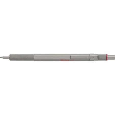 Stylo bille publicitaire rOtring 600 Matières : métal Couleurs : argenté