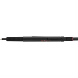 Stylo bille publicitaire rOtring 600 Matières : métal Couleurs : noir cadeau entreprise pas cher