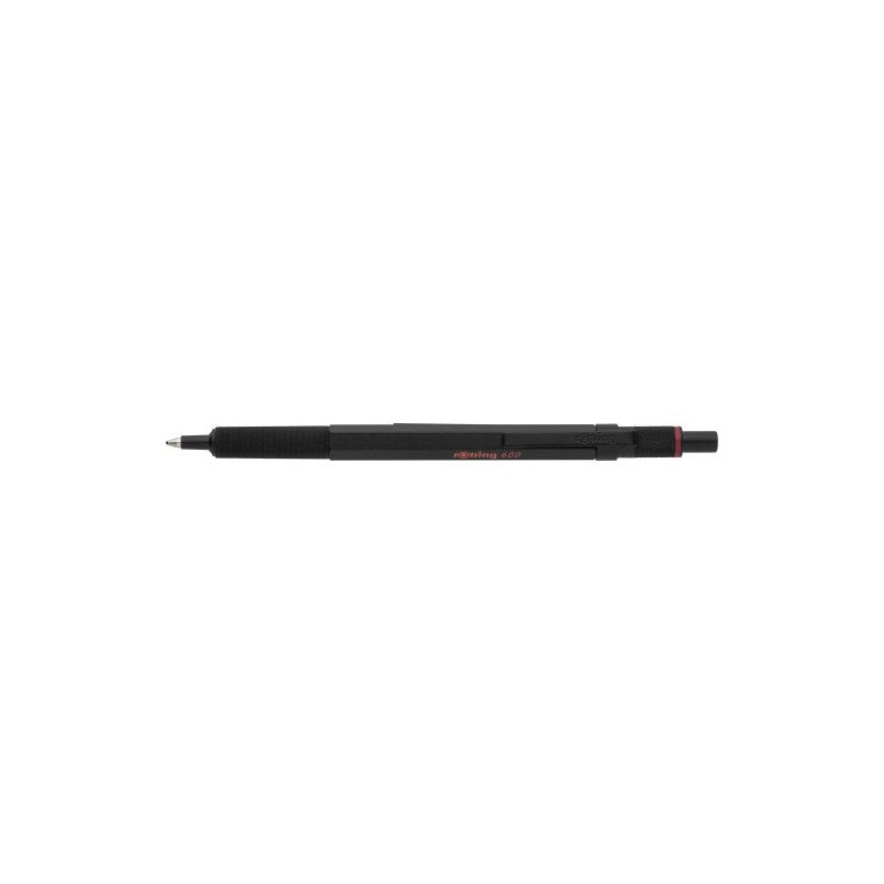Stylo bille publicitaire rOtring 600 Matières : métal Couleurs : noir cadeau entreprise pas cher