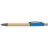 Stylo bille  et personnalisable en bambou - Cesar Matières : aluminium Couleurs : vert cadeau affaires élégant