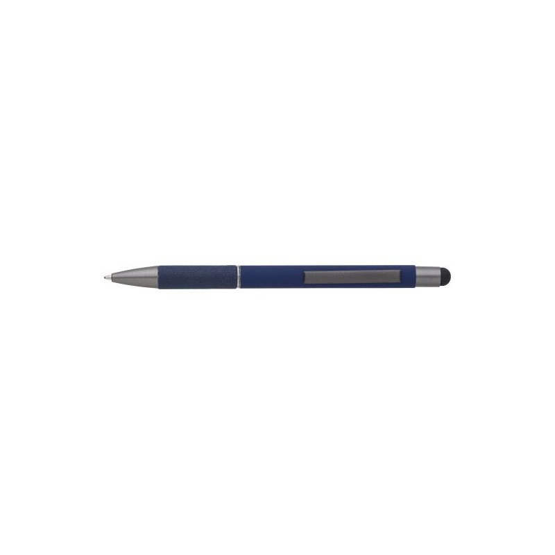 Stylo bille personnalisable et pratique en aluminium - Jeet Matières : aluminium Couleurs : noir objet promo petit budget