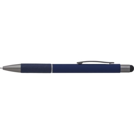 Stylo bille personnalisable et pratique en aluminium - Jeet Matières : aluminium Couleurs : noir goodies publicitaire événementi