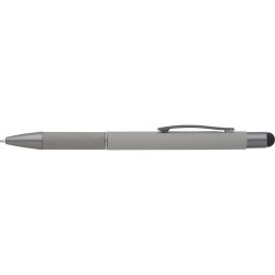 Stylo bille personnalisable et pratique en aluminium - Jeet Matières : aluminium Couleurs : gris marquage laser ultra précis