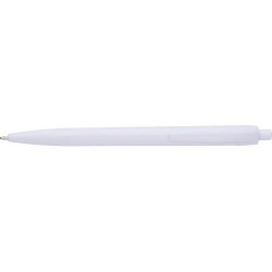 Stylo Bille Éco-responsable Personnalisé en ABS - Trey Matières : acier Couleurs : blanc impression haute définition