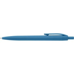 Stylo Bille Éco-responsable Personnalisé en ABS - Trey Matières : acier Couleurs : noir marquage couleur éclatante