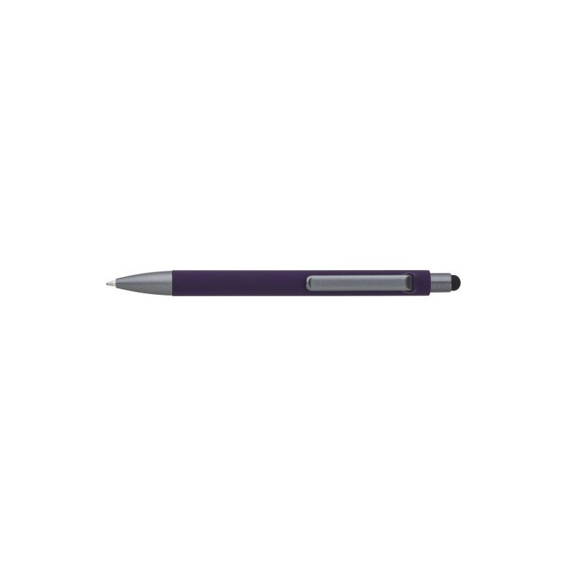 Stylo bille personnalisable en ABS - Louis Matières : fer Couleurs : pourpre