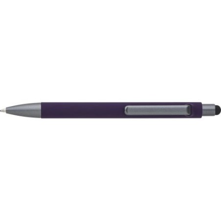 Stylo bille personnalisable en ABS - Louis Matières : fer Couleurs : pourpre