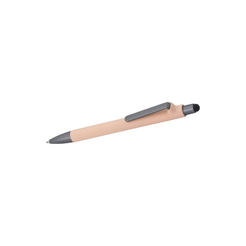 Stylo bille personnalisable en ABS - Louis Matières : fer Couleurs : pourpre impression logo haute qualité