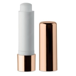 Baume à Lèvres Personnalisé UV GLOSS - Beauté et Protection Matières : cire Couleurs : champagne cadeau entreprise pas cher