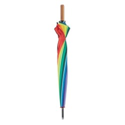 Parapluie arc-en-ciel personnalisé 27" - BOWBRELLA Matières : PET Couleurs : multicolore cadeau entreprise pas cher