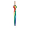 Parapluie arc-en-ciel personnalisé 27" - BOWBRELLA Matières : PET Couleurs : multicolore cadeau entreprise pas cher