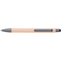 Stylo bille personnalisable en ABS - Louis Matières : fer Couleurs : brun impression haute définition