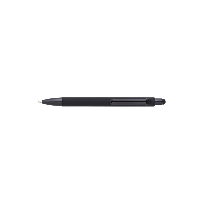 Stylo bille personnalisé en ABS - Hendrix Matières : fer Couleurs : noir