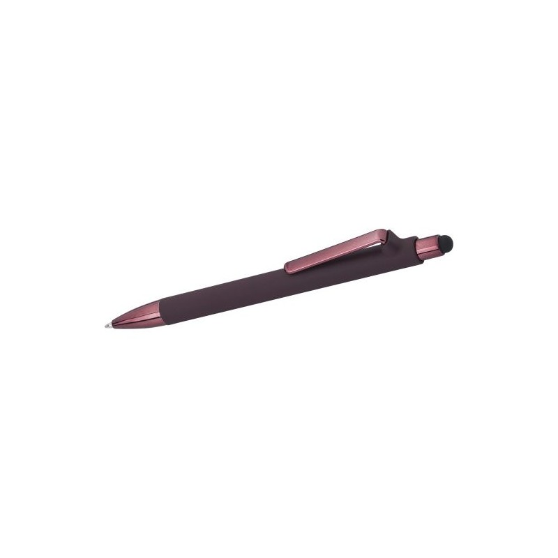 Stylo bille personnalisé en ABS - Hendrix Matières : fer Couleurs : noir personnalisation rapide en France