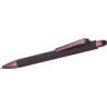 Stylo bille personnalisé en ABS - Hendrix Matières : fer Couleurs : noir personnalisation rapide en France