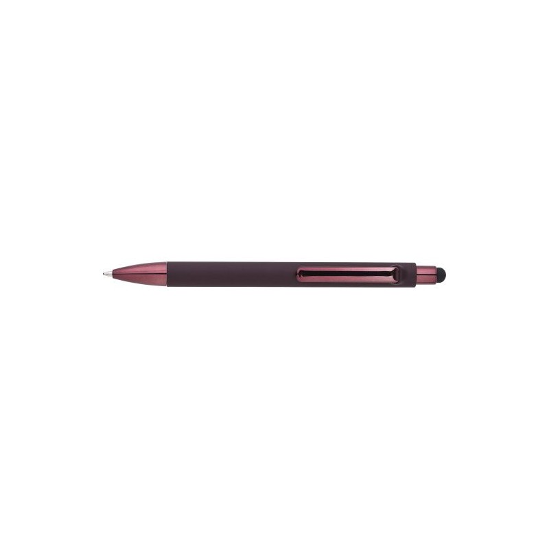 Stylo bille personnalisé en ABS - Hendrix Matières : fer Couleurs : noir objet promo petit budget