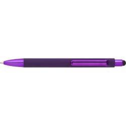 Stylo bille personnalisé en ABS - Hendrix Matières : fer Couleurs : pourpre personnalisable avec votre logo