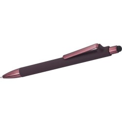 Stylo bille personnalisé en ABS - Hendrix Matières : fer Couleurs : pourpre cadeau collaborateur premium