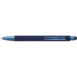 Stylo bille personnalisé en ABS - Hendrix Matières : fer Couleurs : bleu marquage laser ultra précis