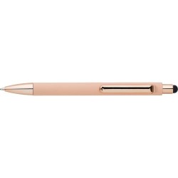 Stylo bille personnalisé en ABS - Hendrix Matières : fer Couleurs : rose cadeau entreprise pas cher