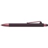 Stylo bille personnalisé en ABS - Hendrix Matières : fer Couleurs : rose goodies publicitaire événementiel