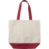 Sac shopping personnalisé en coton canvas - Cole Matières : coton Couleurs : rouge