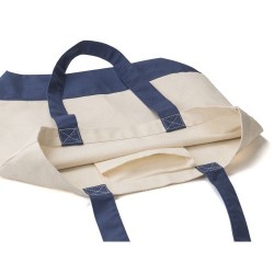 Sac shopping personnalisé en coton canvas - Cole Matières : coton Couleurs : rouge cadeau client original