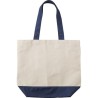 Sac shopping personnalisé en coton canvas - Cole Matières : coton Couleurs : noir marquage laser ultra précis