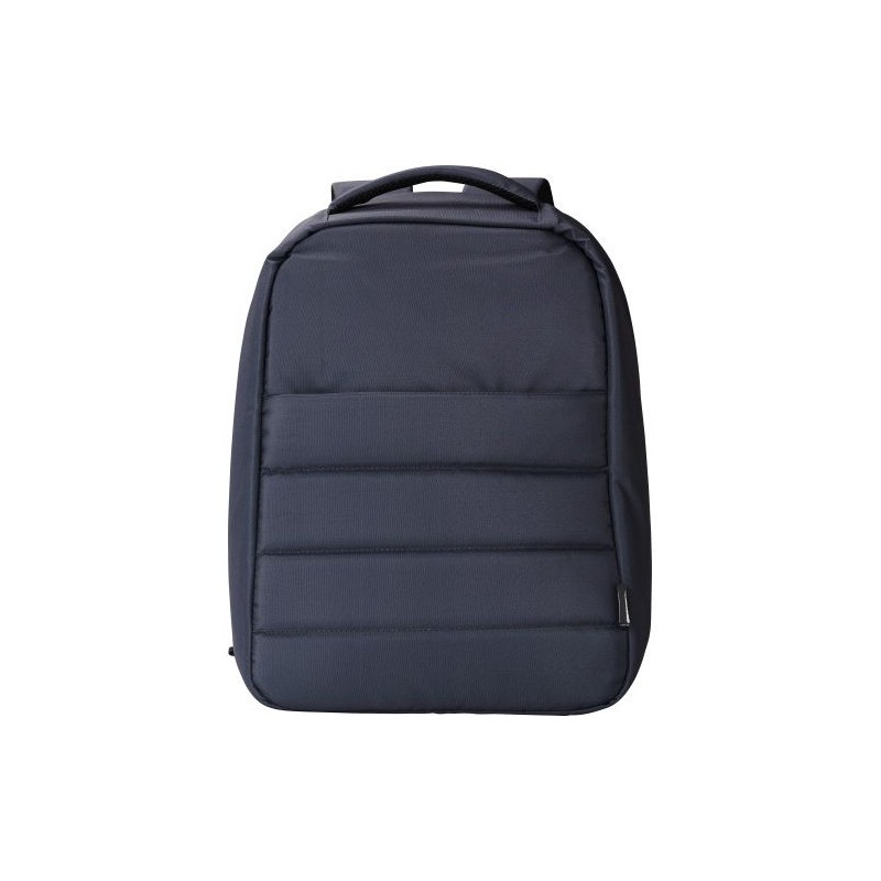 Sac à dos  porte-ordinateur en polyester rPET personnalisé Calliope Matières : nylon Couleurs : bleu