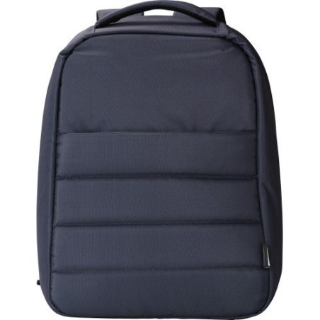 Sac à dos  porte-ordinateur en polyester rPET personnalisé Calliope Matières : nylon Couleurs : bleu