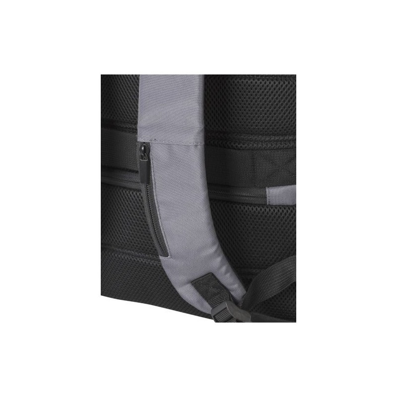 Sac à dos  porte-ordinateur en polyester rPET personnalisé Calliope Matières : nylon Couleurs : bleu cadeau affaires élégant