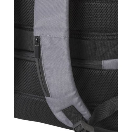 Sac à dos  porte-ordinateur en polyester rPET personnalisé Calliope Matières : nylon Couleurs : bleu cadeau affaires élégant