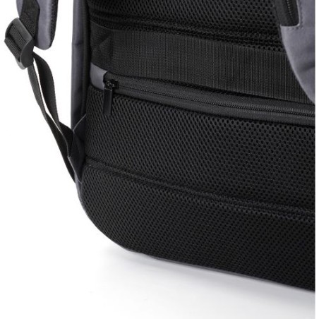 Sac à dos  porte-ordinateur en polyester rPET personnalisé Calliope Matières : nylon Couleurs : bleu goodies publicitaire durabl