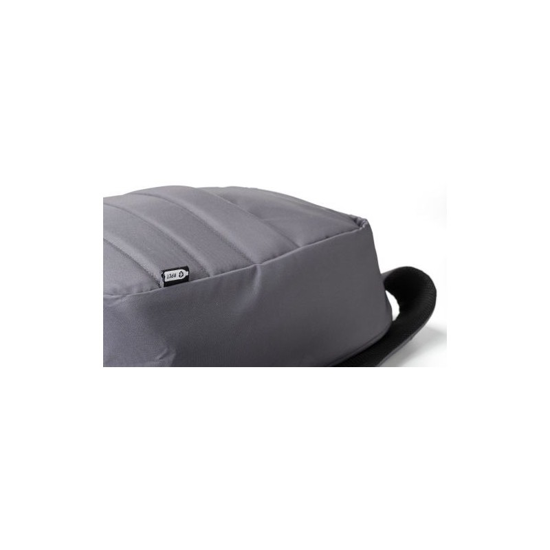 Sac à dos  porte-ordinateur en polyester rPET personnalisé Calliope Matières : nylon Couleurs : bleu cadeau entreprise pas cher