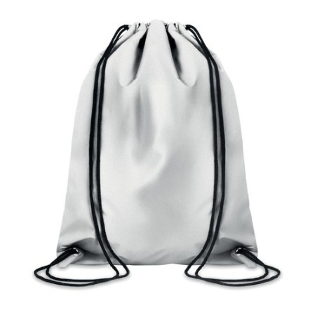 Sac Cordelette Réfléchissant Personnalisé - Idéal pour le Sport SHOOP Matières : PET Couleurs : argenté