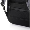 Sac à dos  porte-ordinateur en polyester rPET personnalisé Calliope Matières : nylon Couleurs : noir objet promo petit budget