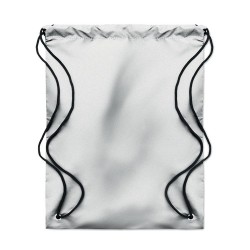 Sac Cordelette Réfléchissant Personnalisé - Idéal pour le Sport SHOOP Matières : PET Couleurs : argenté 2