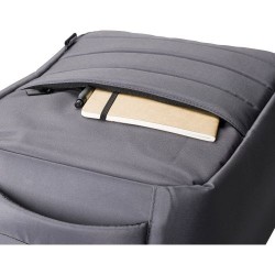 Sac à dos  porte-ordinateur en polyester rPET personnalisé Calliope Matières : nylon Couleurs : gris livraison express 24h 48h
