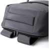 Sac à dos  porte-ordinateur en polyester rPET personnalisé Calliope Matières : nylon Couleurs : gris impression logo haute quali