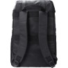 Sac à dos  en polyester rPET avec rabat Marlowe Matières : cuir Couleurs : noir cadeau entreprise pas cher