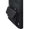 Sac à dos  en polyester rPET avec rabat Marlowe Matières : cuir Couleurs : noir impression haute définition