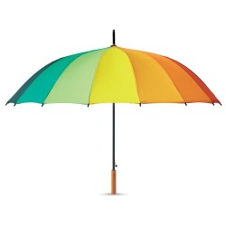 Parapluie arc-en-ciel personnalisé 27" - BOWBRELLA Matières : PET Couleurs : multicolore goodies publicitaire événementiel
