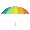 Parapluie arc-en-ciel personnalisé 27" - BOWBRELLA Matières : PET Couleurs : multicolore goodies publicitaire événementiel